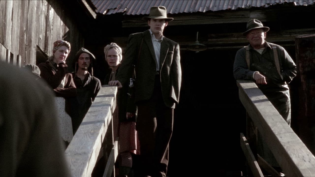 Mientras nieva sobre los cedros