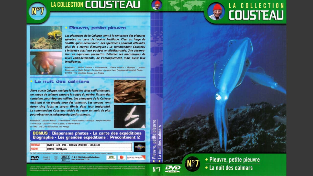 La collection Cousteau N°7 | Pieuvre, petite pieuvre | La nuit des calmars