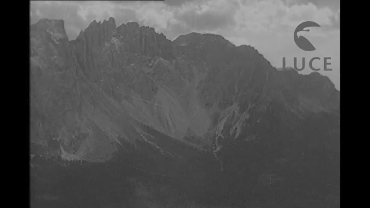 Scalatori del C.A.I. alle prese colle Dolomiti