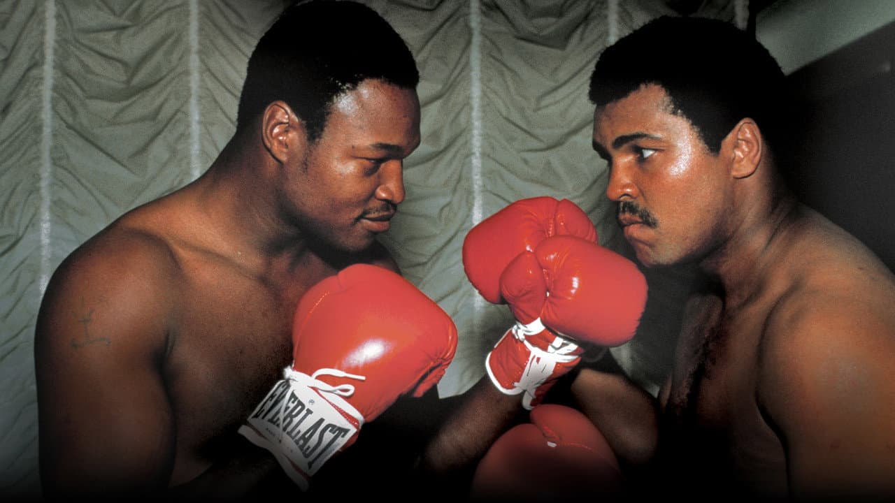 Muhammad Ali y Larry Holmes