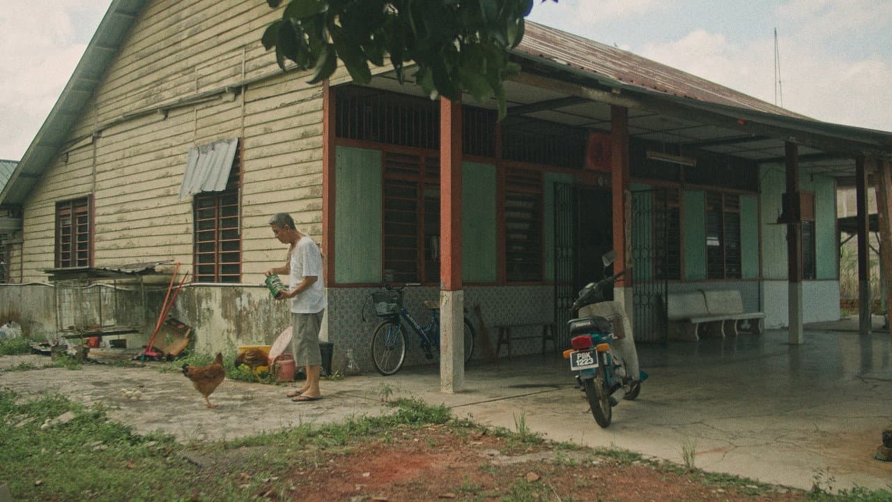 阿公手里的莽吉柿