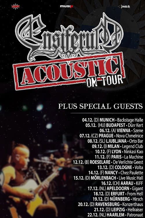 Ensiferum Acoustic Live @ On The Rocks, Helsinki, Finland 28.10.2016