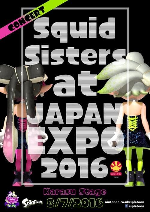 Splatoon - Concierto de las Calamarciñas en la Japan Expo 2016