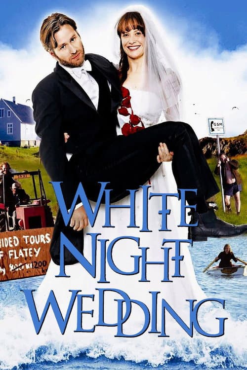 White night wedding